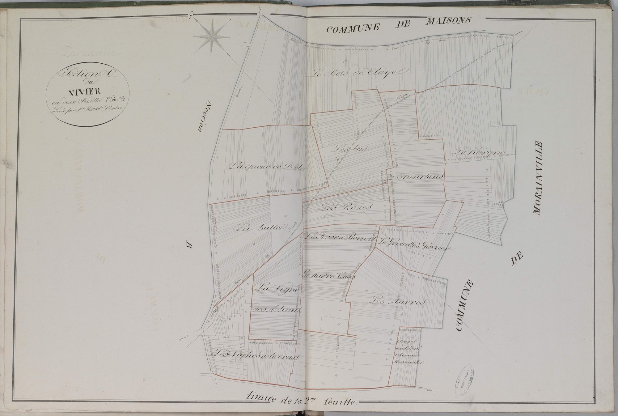 Section C, le Vivier, feuille 1.