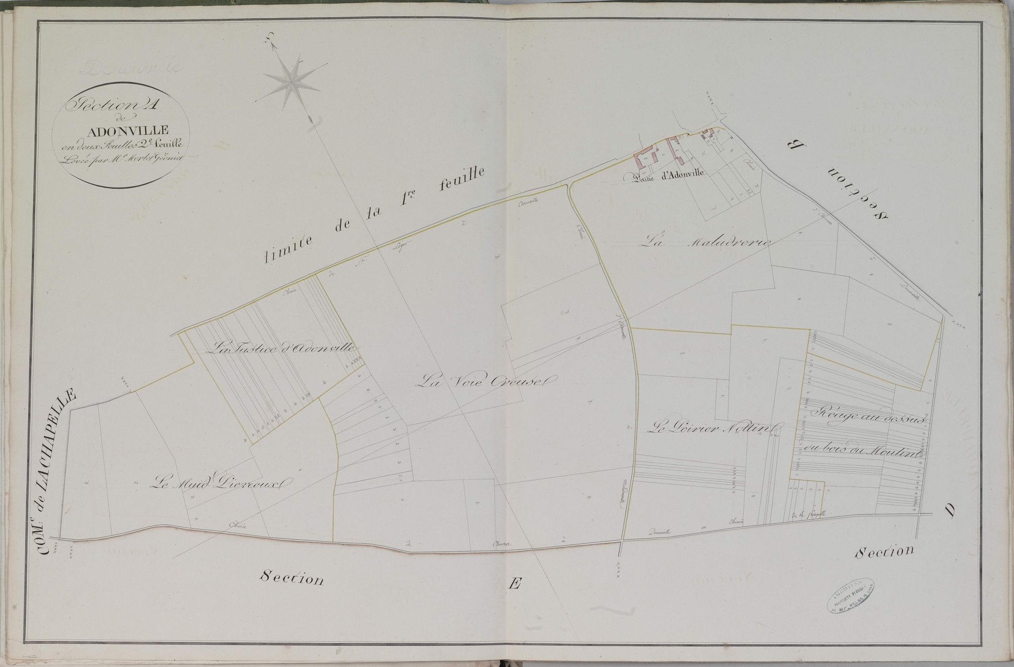 Section A, Adonville, feuille 2.