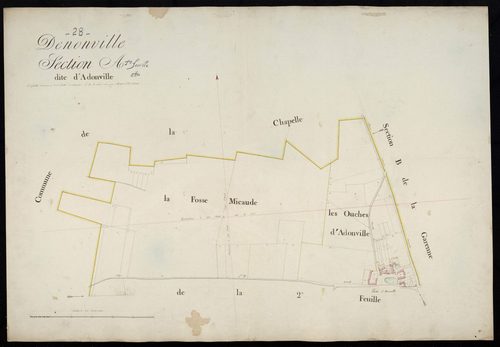 Section A, Adonville, feuille 1.