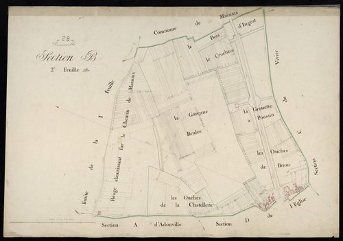 Section B, feuille 2.