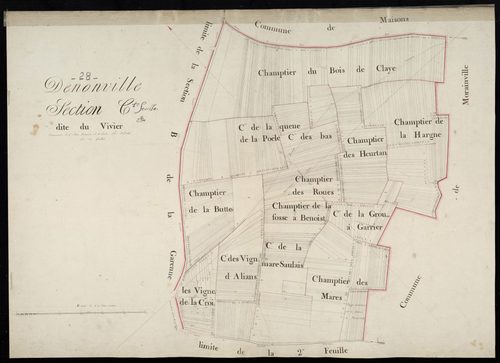 Section C, le Vivier, feuille 1.