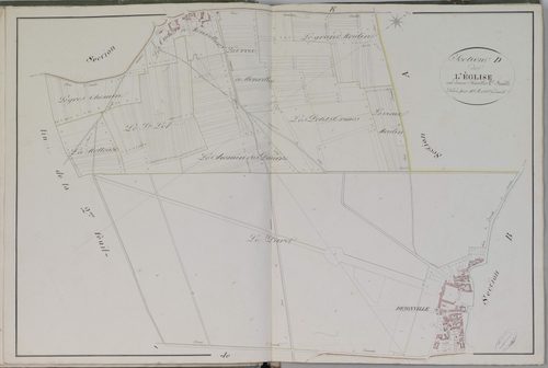 Section D, l'Eglise, feuille 1.