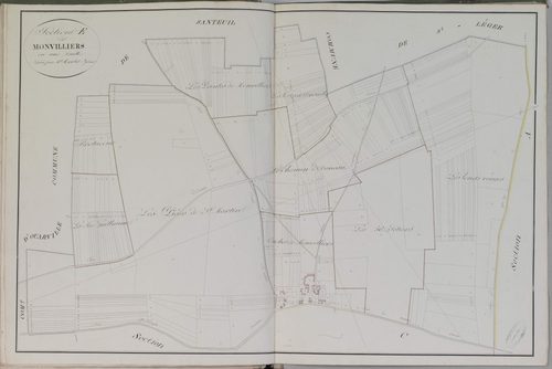 Section E, Monvilliers, en une feuille.