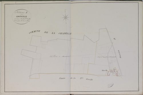 Section A, Adonville, feuille 1.