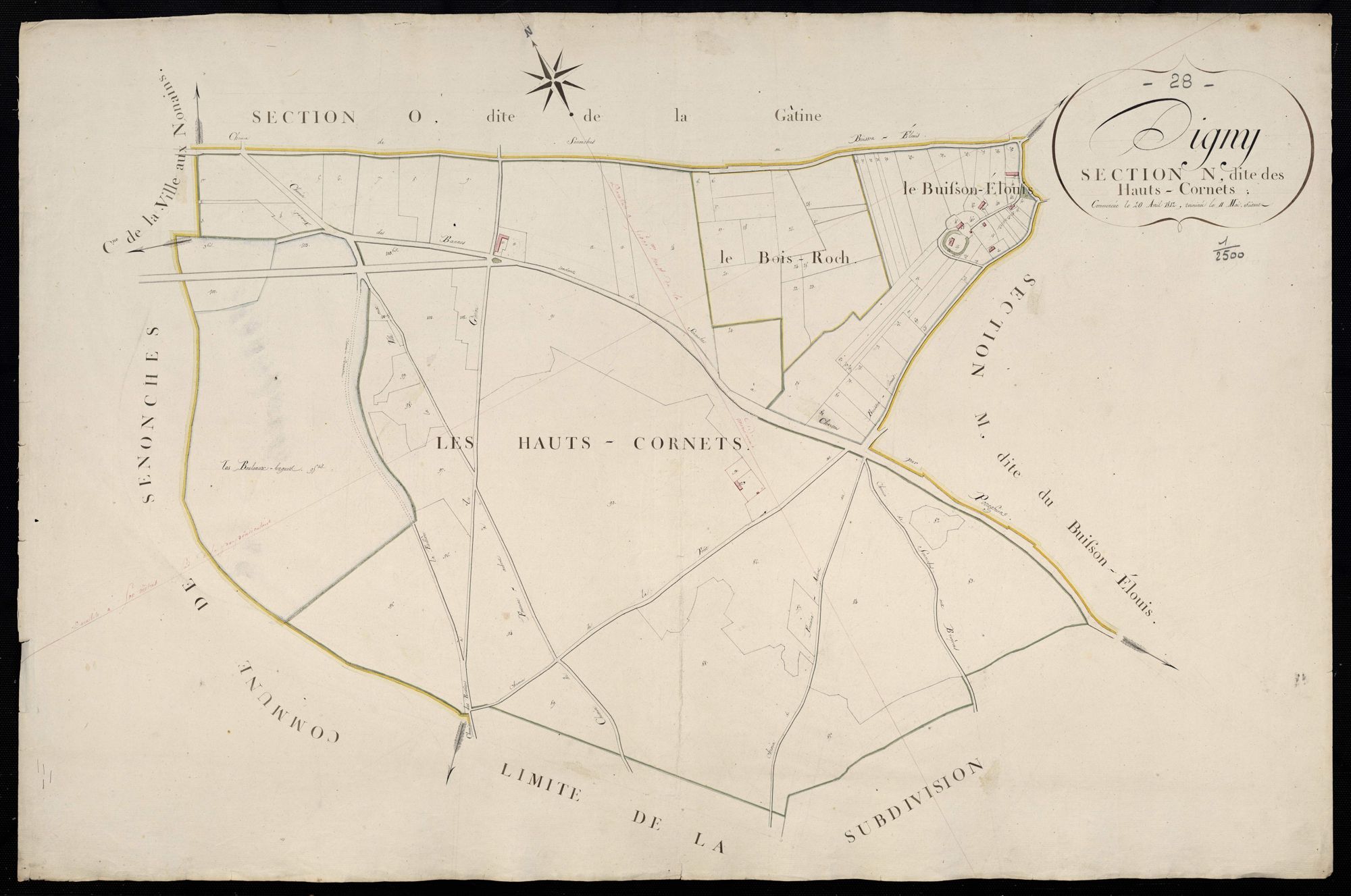 Section N, les Hauts-Cornets.