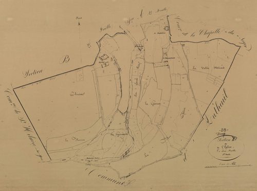 Section B, l'Eglise, feuille 1.