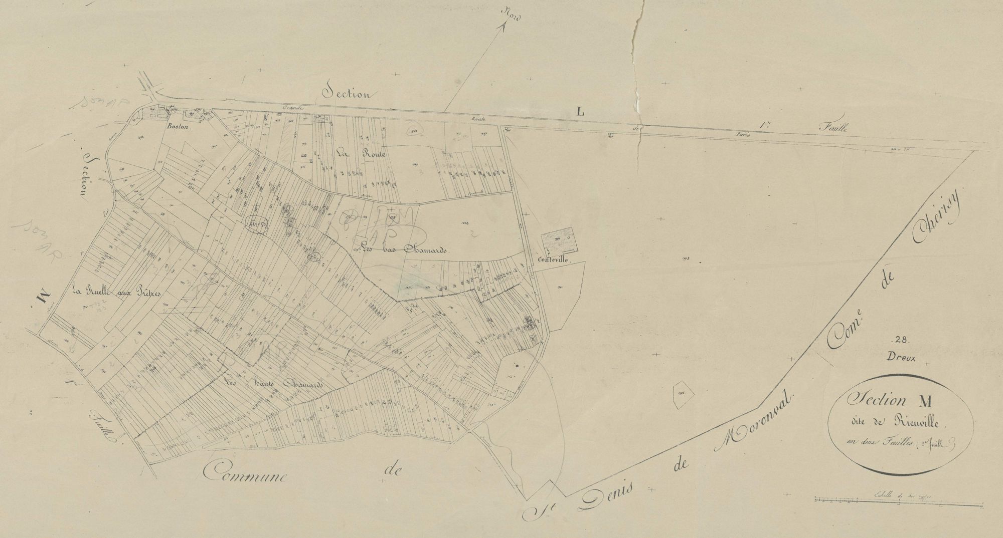 Section M, Rieuville, feuille 2.