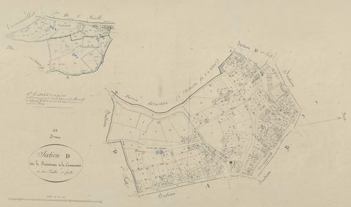 Section D, le Ruisseau de la Commune, feuille 2.