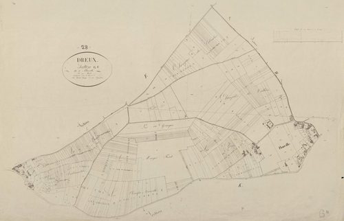 Section G, Flonville, en une feuille.