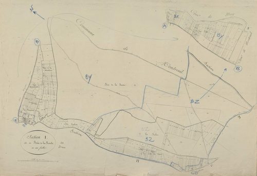 Section I, le Bois de la Ronde, en une feuille.