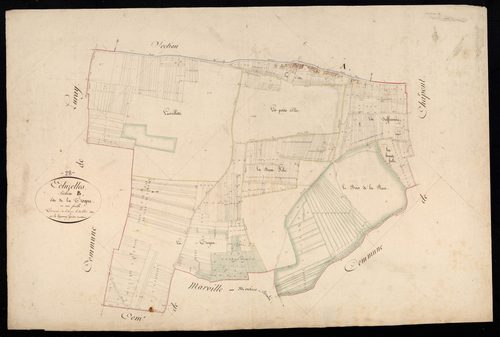 Section B, la Trogne, en une feuille / Terminée par Monsieur Séjourney, Géomètre secondaire.
