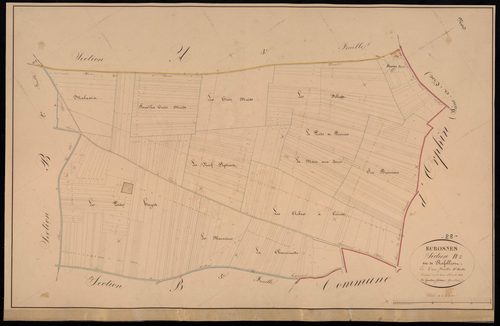 Section B, Rafolliot, feuille 1.