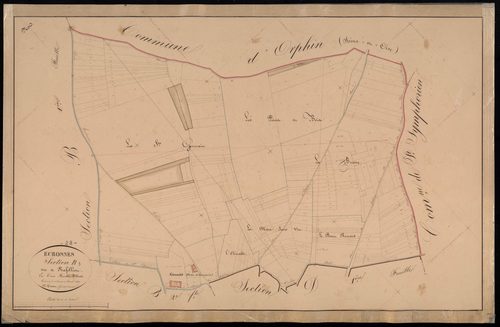 Section B, Rafolliot, feuille 3.
