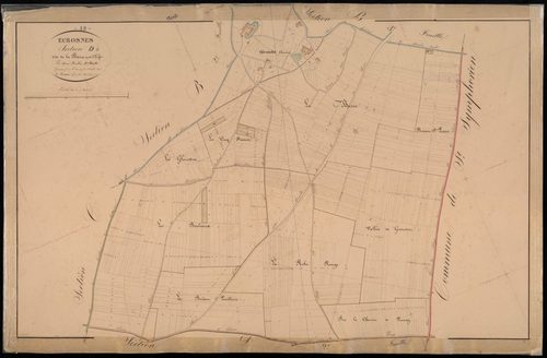 Section D, la Barre et l'Enfer, feuille 1.