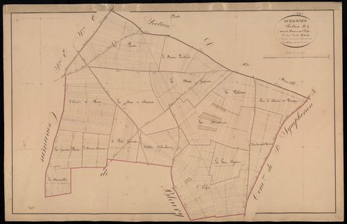 Section D, la Barre et l'Enfer, feuille 2.