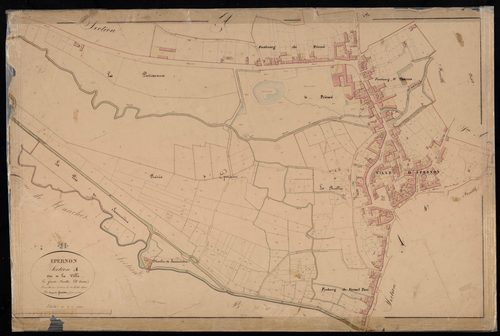 Section A, la Ville, feuille 3.