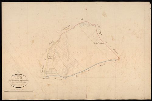 Section A, Escorpain et Champillon, feuille 2.