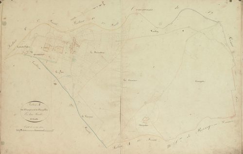 Section A, Escorpain et Champillon, feuille 1.