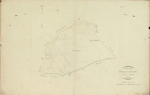Section A, Escorpain et Champillon, feuille 2.