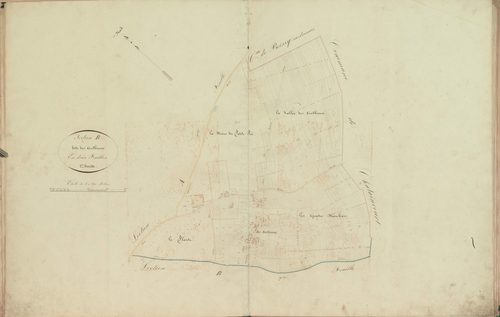 Section B, les Authieux, feuille 1.