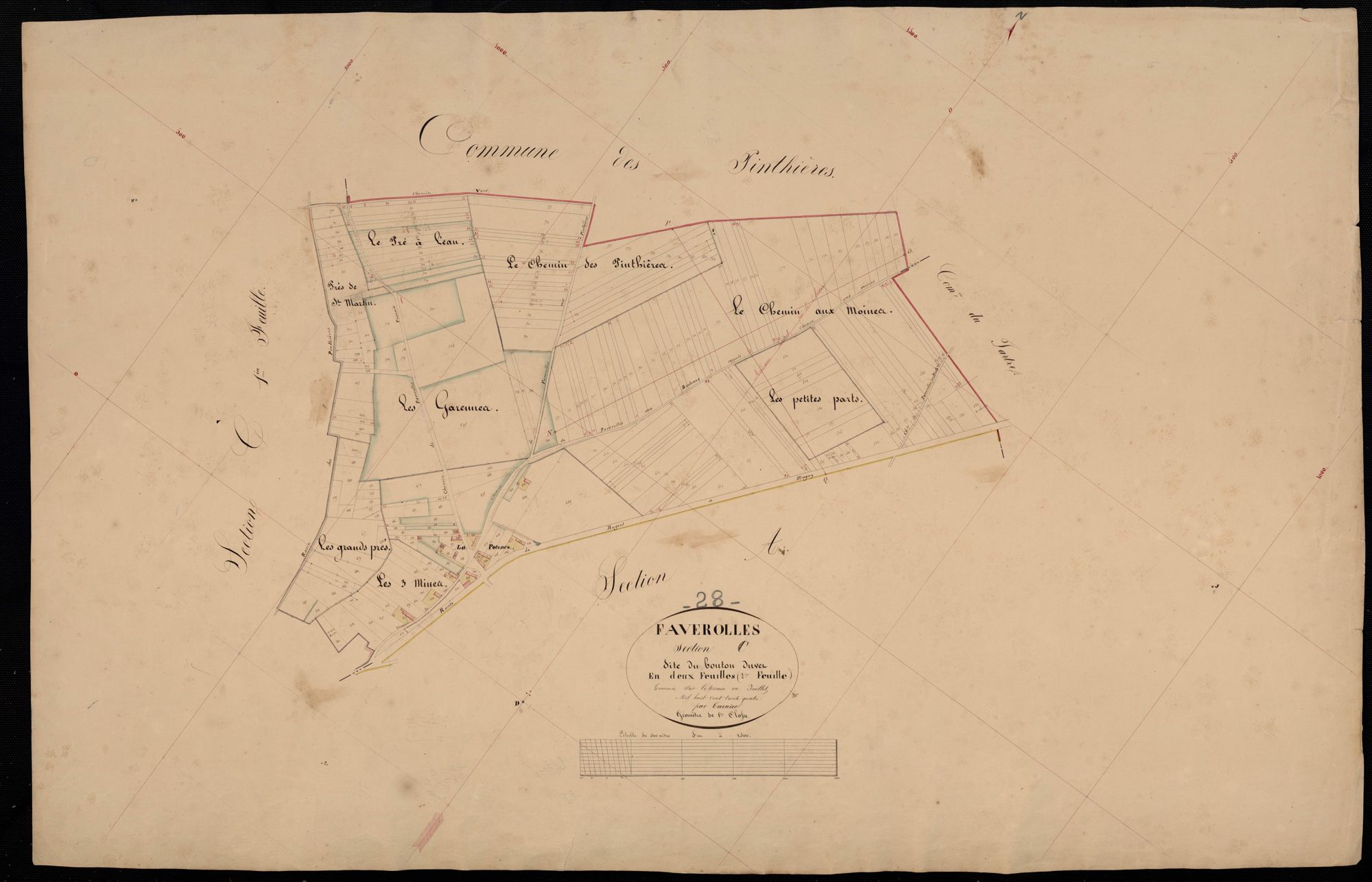 Section C, le Bouton Duvet, feuille 2.