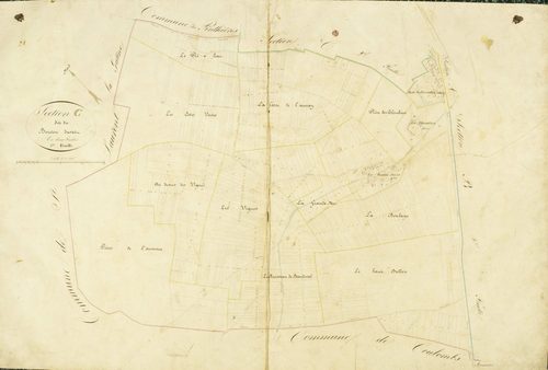 Section C, le Bouton Duvet, feuille 1.