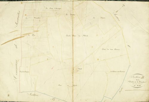 Section B, le Thuilé et Beaufour, feuille 2.