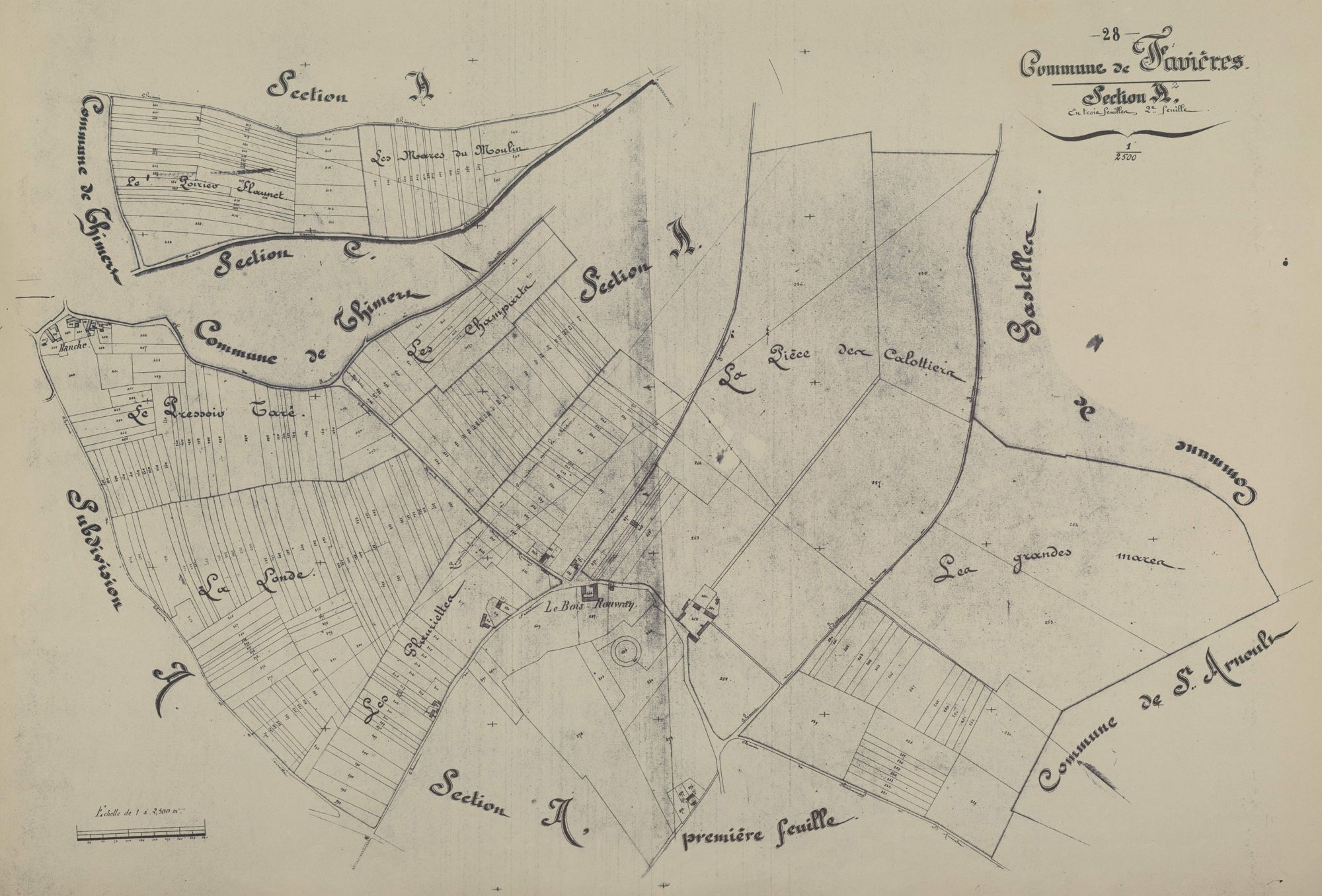 Section A, feuille 2.