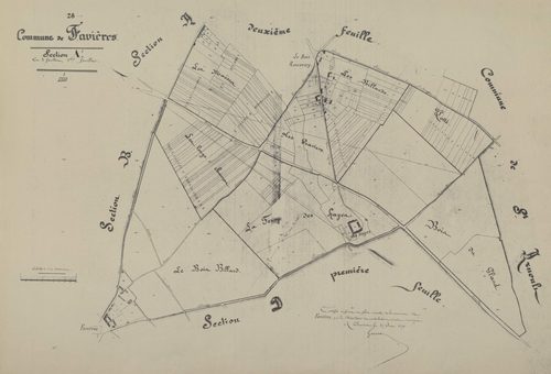 Section A, feuille 1.