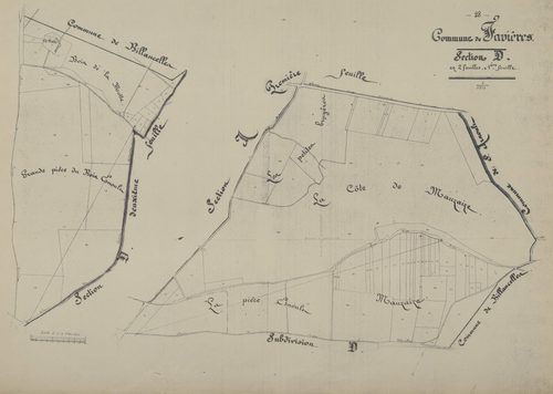Section D, feuille 1.