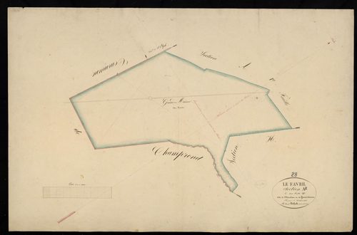 Section A, Montécot et Grand-Maison, feuille 2.