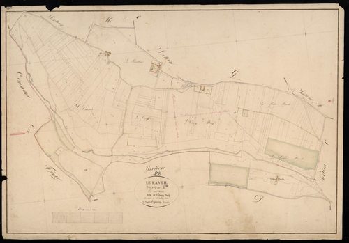 Section E, l'Etang Neuf, en une feuille / Terminée par Monsieur Séjourney, Géomètre secondaire.