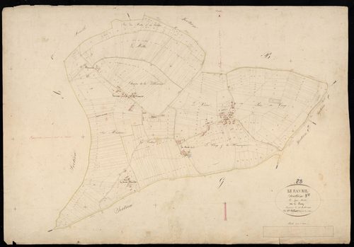 Section F, le Crocq, en une feuille.