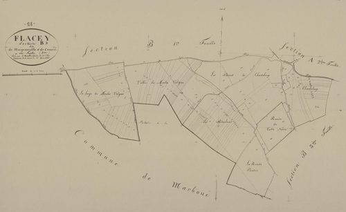 Section B, Maignanville et Coninié, feuille 2.