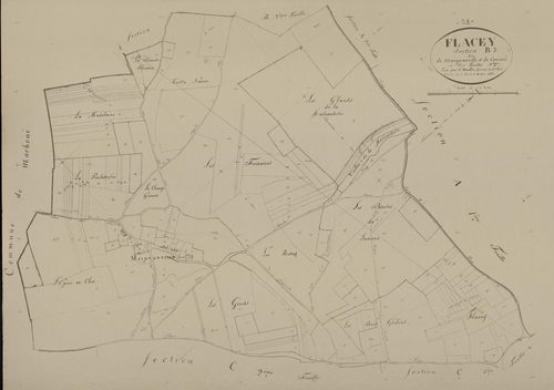 Section B, Maignanville et Coninié, feuille 3.