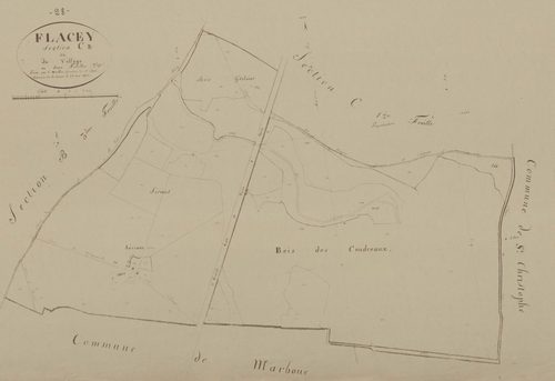 Section C, le Village, feuille 2.