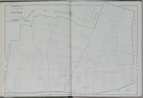 Section A, Tesnières, en une feuille.