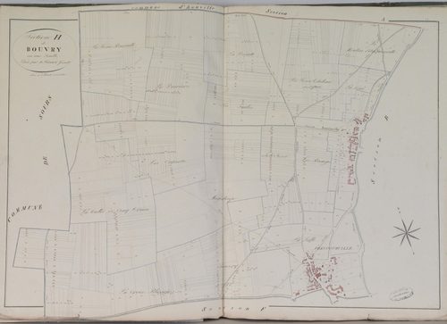 Section H, Bouvry, en une feuille.