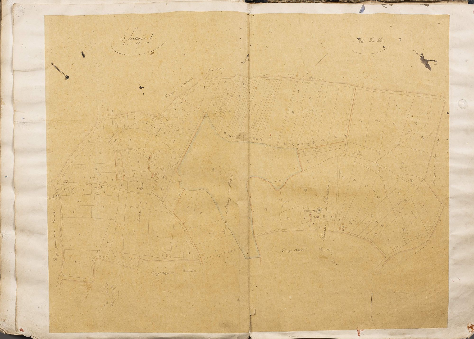 Section I, numéros 66 à 208, 26ème feuille.