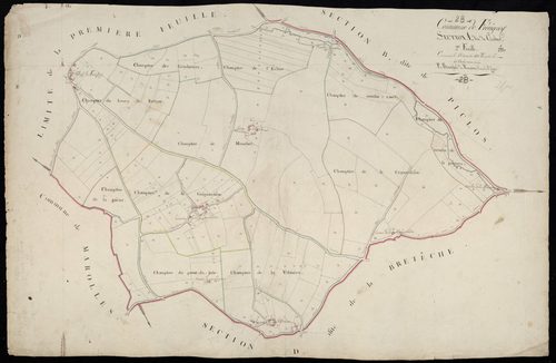 Section A, le Clocher, feuille 2.