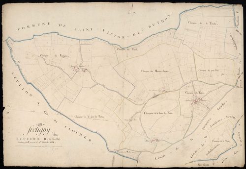 Section B, Piclos, feuille 2.