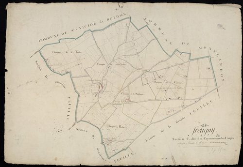 Section C, les Cayennes ou les Usages, feuille 1.
