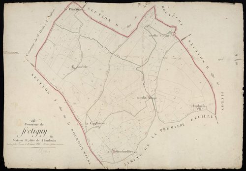 Section E, Houdouin, feuille 2.