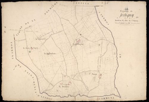 Section G, l'Aunay, feuille 2.
