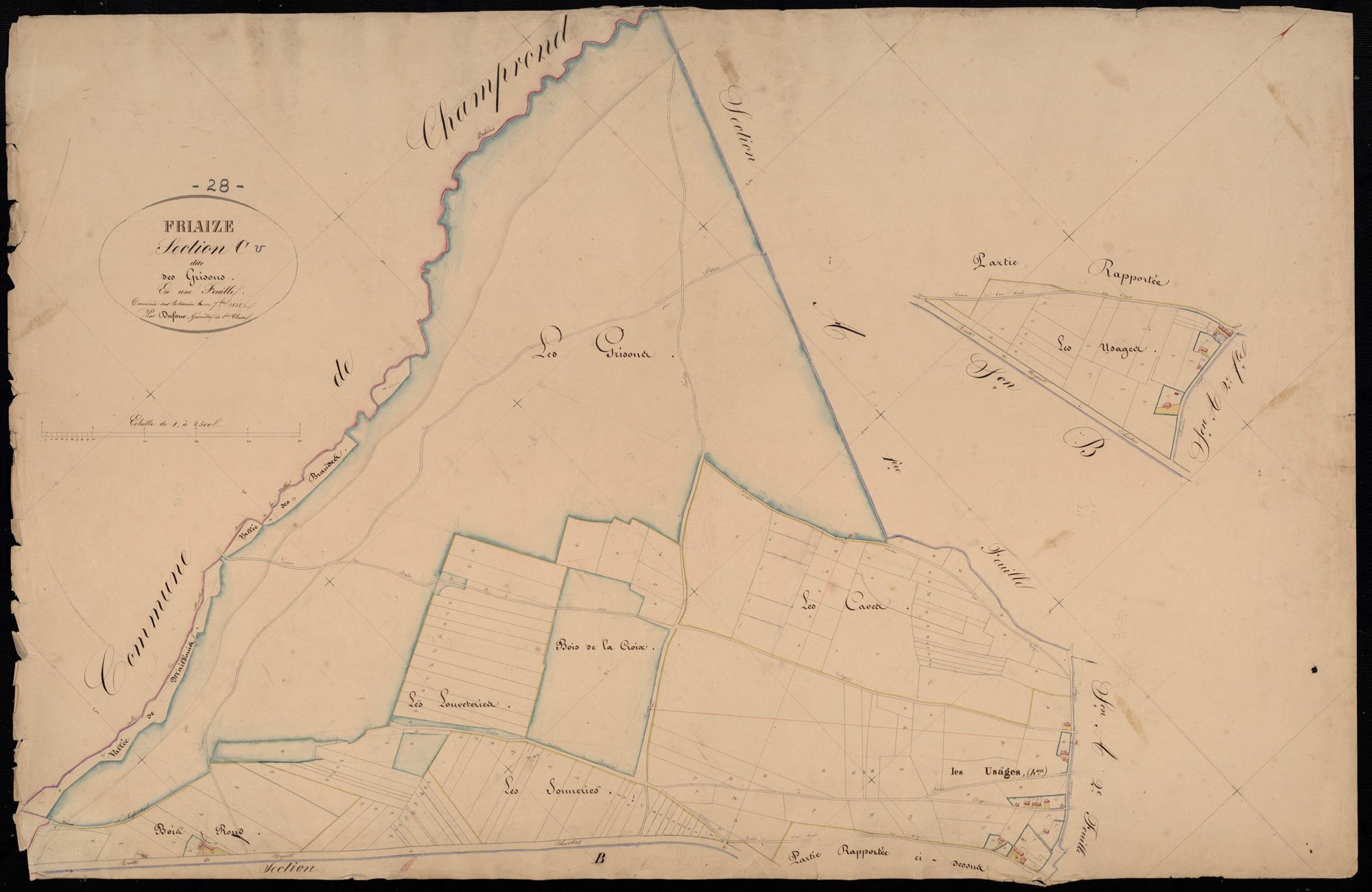 Section C, les Grisous, en une feuille.