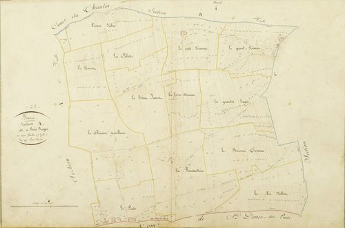 Section A, le Bois Roger, feuille 2 / Levée par Périer, géomètre.