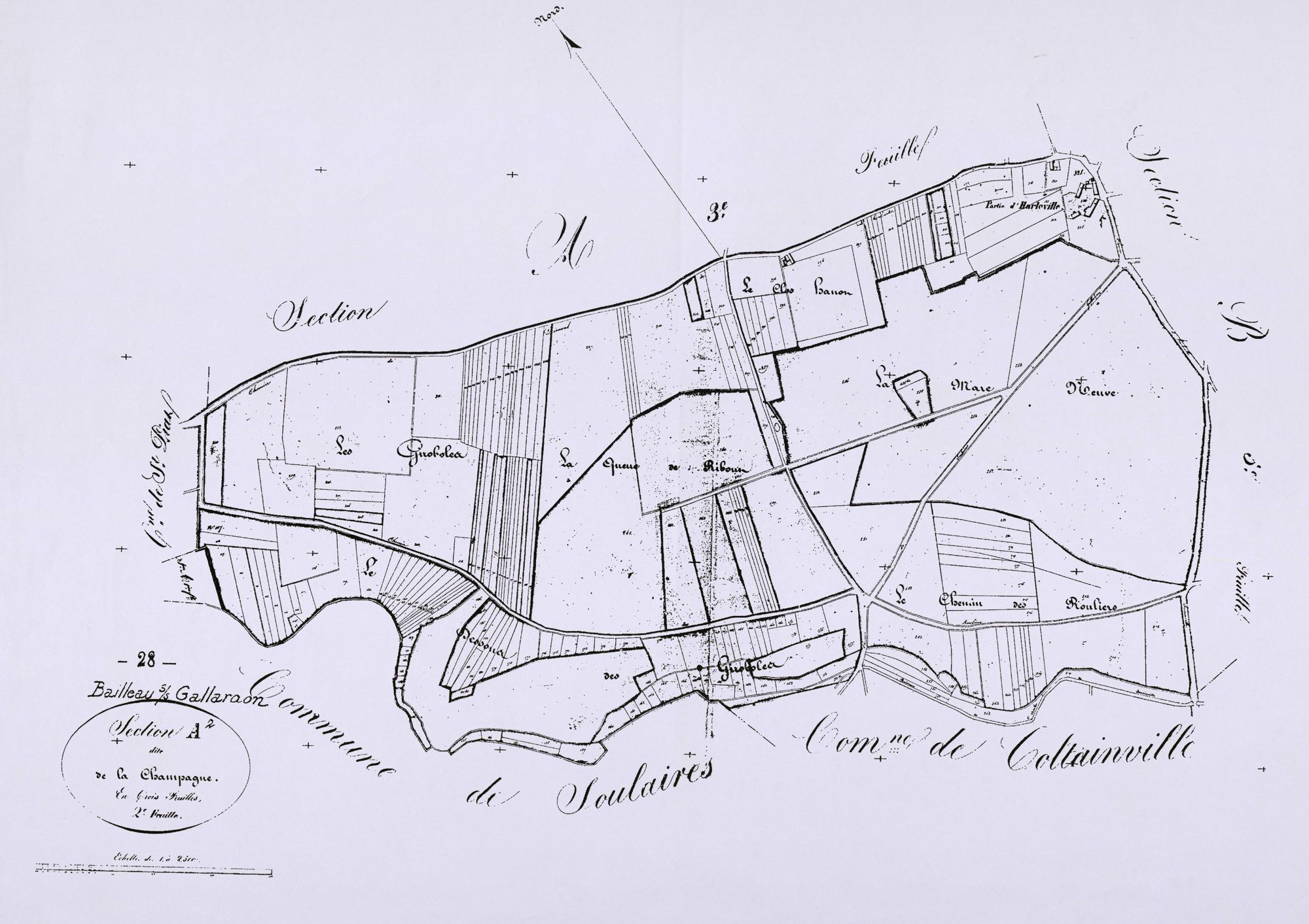 Section A, la Champagne, feuille 2.