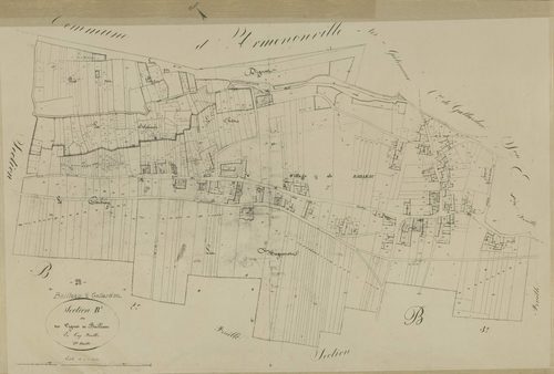 Section B, les Vignes de Bailleau, feuille 1.