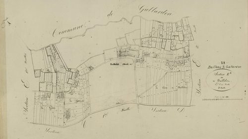 Section E, Baillolet, feuille 2.
