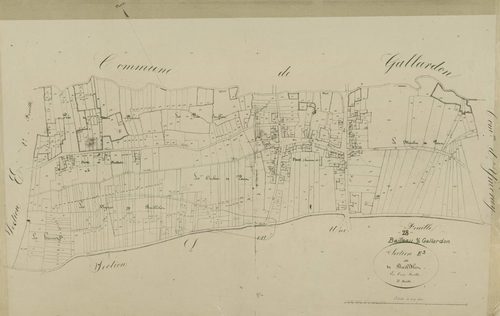 Section E, Baillolet, feuille 3.